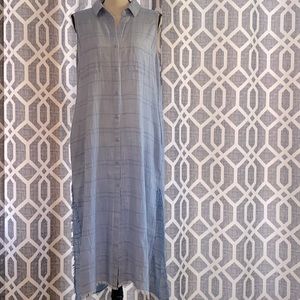 EUC Chelsea & Violet Sleeveless Shirt Dress. Sz Lg
